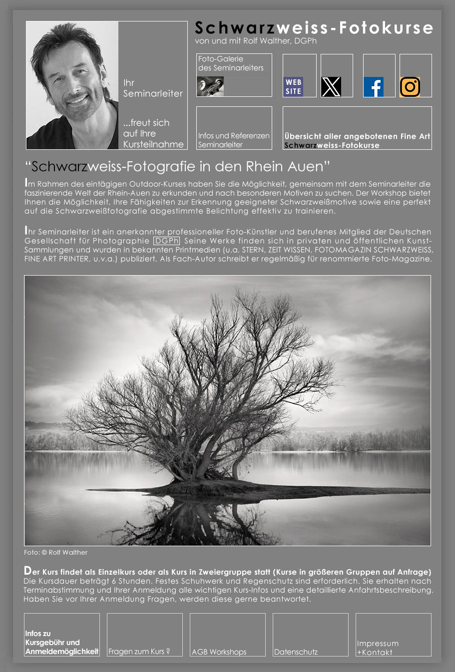 Fotokurs SW Fine Art Fotografie in den Rheinauen